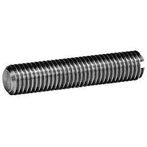 Reliable TRZ83212 Threaded Rod, #8-32 Thread, 12 in L, A Grade, Zinc, Red, Machine Thread