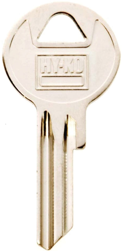 Hy-Ko 11010Y6 Key Blank, Brass, Nickel, For: Yale Cabinet, House Locks and Padlocks
