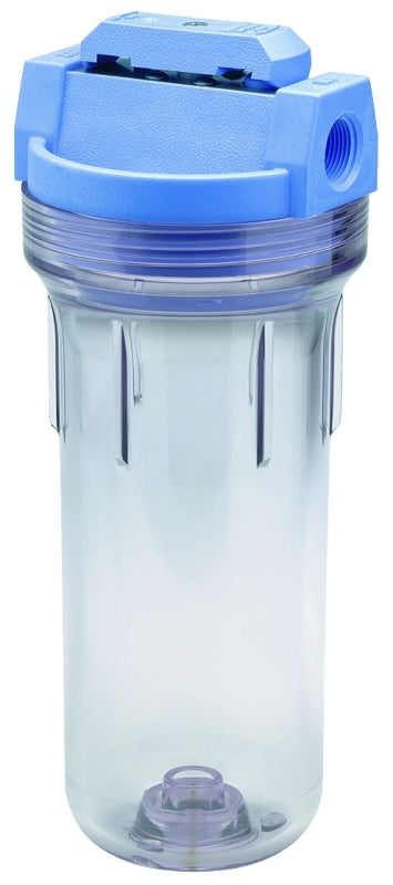 Culligan HF-360B Water Filter Housing, Buna-N/EPDM, Clear Blue