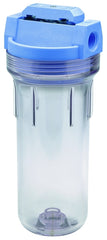 Culligan HF-360B Water Filter Housing, Buna-N/EPDM, Clear Blue