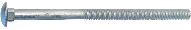 Midwest Fastener 53645 Carriage Bolt, 5/8-11 Thread, 10 in OAL, Galvanized