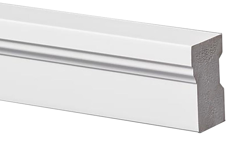 Inteplast 063508009866 Brickmould 8 ft, White