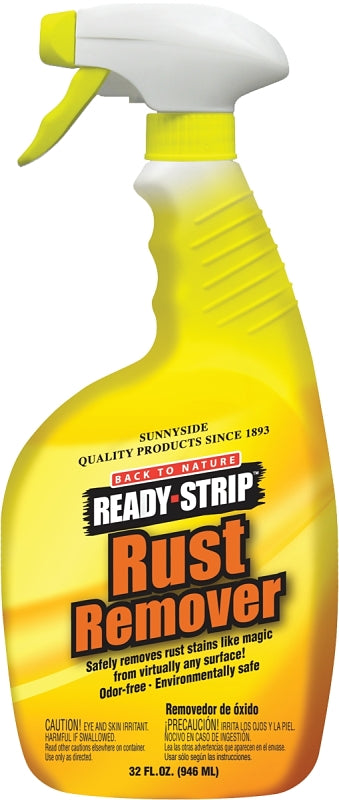 Back to Nature READY-STRIP 66732 Rust Remover, Liquid, Mild, White, 32 oz, Can