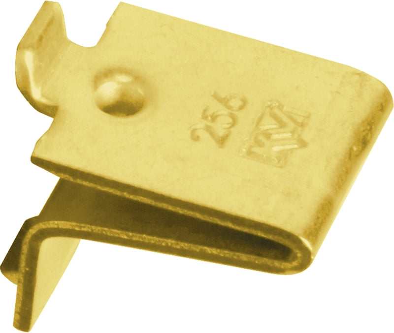 Knape & Vogt 256 BR Adjustable Pilaster Shelf Support Clip, Steel, Mortise Mounting