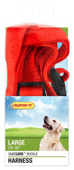 Ruffin'It 41476 Adjustable Harness, 1 in x 28 to 36 in, Buckle, Nylon, Assorted