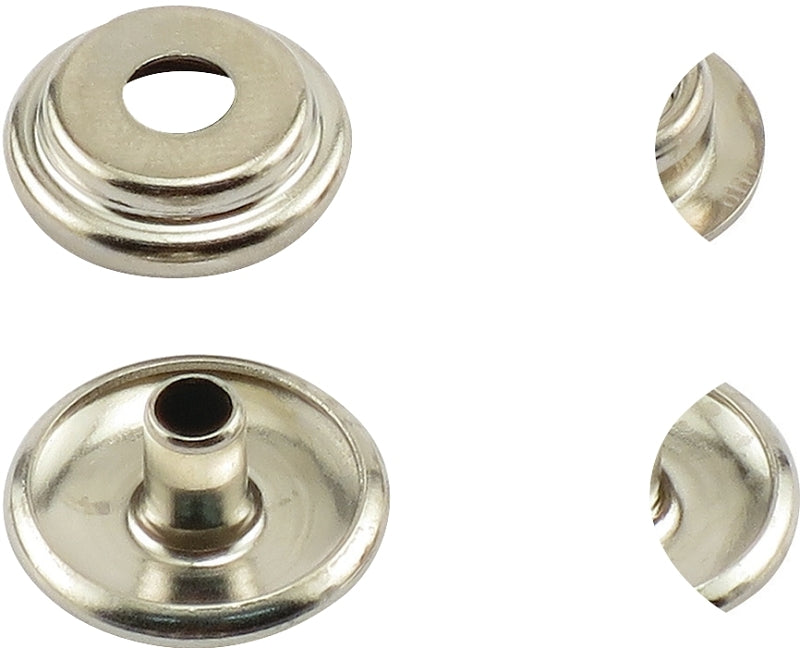 General 1266 Snap Fastener Refill, Solid Brass, Nickel