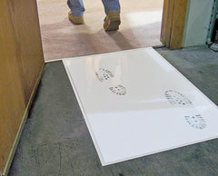 Surface Shields Step N Peel DG30W Reusable Tacky Clean Mat, 31-1/2 in L, 25-1/2 in W, 2 mil Thick, Acrylic/Polyethylene