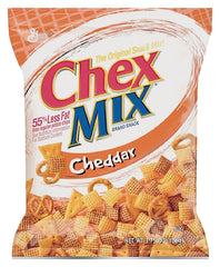 Chex Mix CMC8 Snack Food, Cheddar Flavor, 3.6 oz Bag