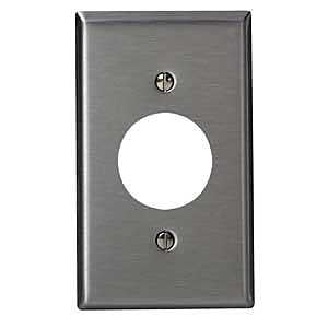 84004-40  S.STEEL WALLPLATE 1-