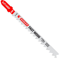 Diablo DJT144DF5 Jig Saw Blade, 4 in L, 6 TPI, Bi-Metal Cutting Edge