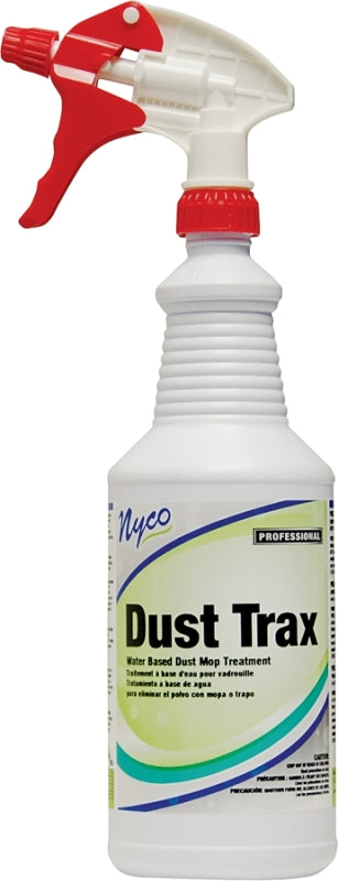 nyco NL866-Q12S Dust Mop Treatment, 1 qt, Liquid, Pleasant, Blue/Green