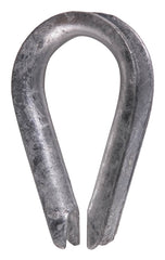Ben-Mor 70221 Standard Thimble, 3/16 in Dia Cable, Steel, Galvanized