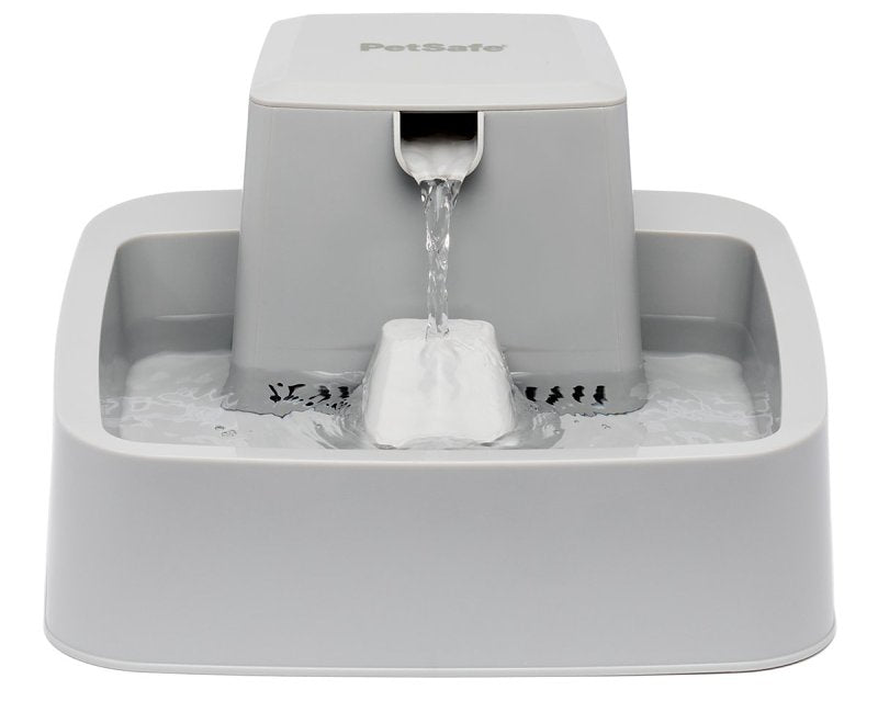 Drinkwell PWW00-16777 Pet Fountain, 1 gal Volume, Plastic, Gray