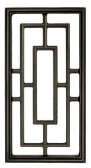 INSERT GATE RECT AL BLK 9X17IN