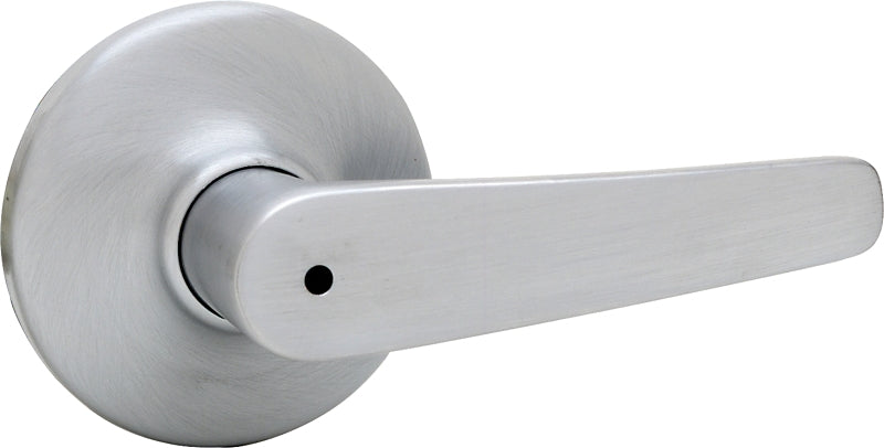 Weiser Elements Kim Series 9GLC3310-043 Privacy Lever, Levers Lock, Satin Chrome, Residential, Universal Hand, 3 Grade