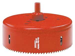 MORSE Real McCoy TA76 Hole Saw with Arbor, 4-3/4 in Dia, 1-15/16 in D Cutting, 7/16 in Arbor, 4/6 TPI