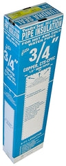 Quick R 30781T Pipe Insulation, 3/8 to 4 in ID Dia, 6 ft L, Polyethylene Foam, Black