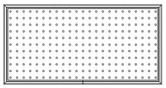 FRAME PEGBOARD HVYD EXTD PANEL 4ft X 30in