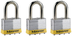 5TRILFPF PADLOCK LAMI. 3/PK