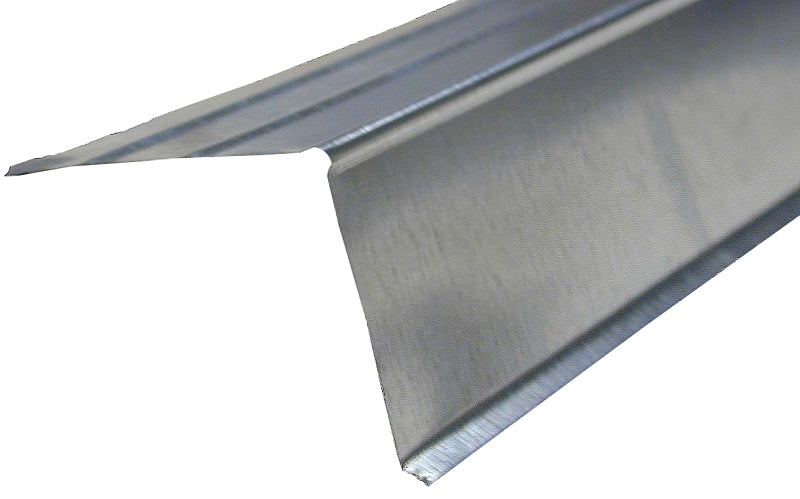 Amerimax 5600200120 Drip Edge Flashing, 10 ft L, C-Style Profile, Hemmed Edge, Steel, Gray