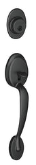 Schlage F Series F58 PLY 622 Combination Lockset, Mechanical Lock, Handleset Grip Only Handle, Matte Black, No, Metal