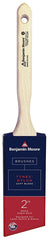 Benjamin Moore U60720-017 Paint Brush, Soft Brush, 2-11/16 in L Bristle, Nylon/Tynex Bristle, Angle Sash Handle
