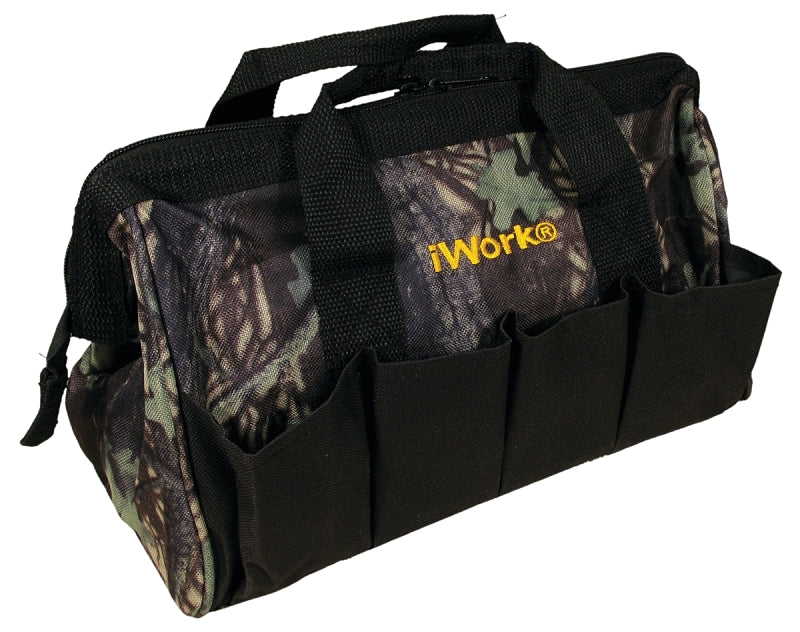 Olympia Tools 72-311 Tool Bag, 7.87 in W, 1.18 in D, 12.99 in H, 10-Pocket, Black