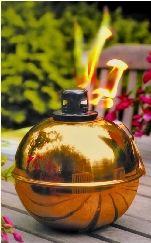 Seasonal Trends Patio Torch, 5.3 in H, Steel+Fiberglass, Antique Bronze, Copper