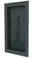 Emser Tile Empervious Series ZGBN1624F Shower Recess Niches, Fiberglass/XPS Foam, 16 in W, 24 in H