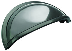 Amerock Cup Pulls Series BP53010BN Cup Cabinet Pull, 3-7/16 in L Handle, 1-5/8 in H Handle, 1 in Projection, Zinc