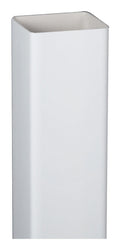 DOWNSPOUT CONTEMP SQ WHITE 2IN