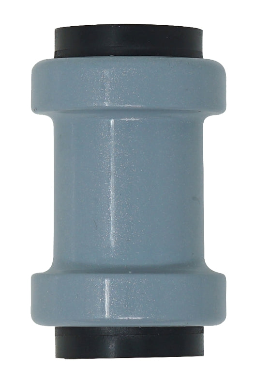 Southwire SIMPush 65070601 Conduit Coupling, 1 in Push-In, 1.6 in OD, Metal