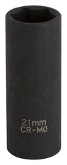 Vulcan Deep Impact Socket, 21 mm Socket, Black Phosphate