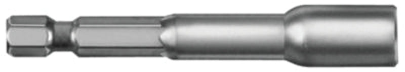 Irwin 3547521C Nutsetter, 3/8 in Drive, Lobular Drive, 1-7/8 in L, 1/4 in L Shank, Hex Shank