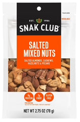 Snak Club CSU29174 Mixed Nuts, Salted Flavor, 2.75 oz