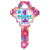 Hy-Ko 15005SC1-MOM Key Blank, #1 Mom, Brass, For: Schlage SC1 Keyways, SC1 Key Number