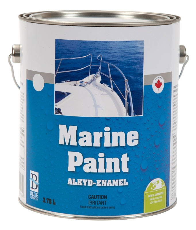 UCP Paints E8059-3.78 Marine Paint, Gloss Sheen, Pacific Blue, 3.78 L, Can