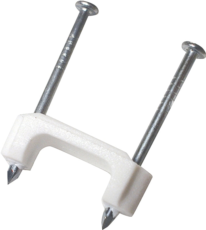 GB PS-150 Cable Staple, 1/2 in W Crown, Plastic/Polyethylene