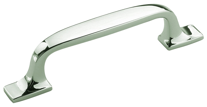 Amerock Highland Ridge Series BP55316PN Cabinet Pull, 4-5/16 in L Handle, 1/2 in H Handle, 1-1/16 in Projection, Zinc