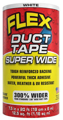 TAPE DUCT FLEX WHT 7.5INX20FT