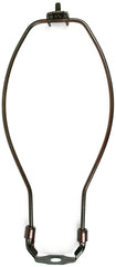 Jandorf 60128 Lamp Harp, 10 in L, Antique Bronze Fixture