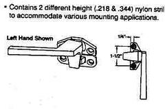 AmesburyTruth TH23057 Locking Handle, Bronze