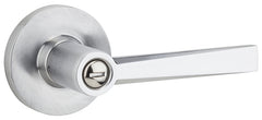 Weiser Safe Lock Westley Series 9SL30000-072 Privacy Lever, Levers Lock, Satin Chrome, Residential, Universal Hand