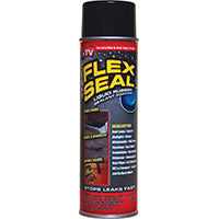 Flex Seal FSR20 Rubberized Spray Coating, 12 sq-ft Coverage Area, Black, 14 oz Can