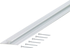 M-D 70086 Divider Moulding with Nail, 96 in L, Aluminum, Silver, Anodized
