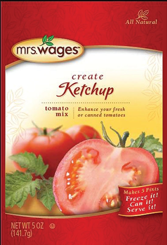 Mrs. Wages W541-J4425 Ketchup Tomato Mix, 5 oz Pouch