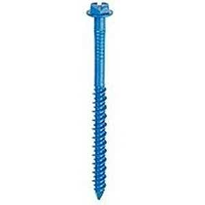 Buildex Tapcon 24340 Screw Anchor, Hex Drive, Steel, Climaseal, 75 PK