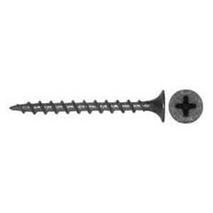 Reliable RzR Series DSC6114J Screw, 1-1/4 in L, Coarse, Full Thread, Flat Head, Phillips Drive, Type W Point, Steel