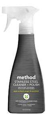method Steel For Real 84 Stainless Steel Polish, 12 oz Spray Bottle, Apple Orchard