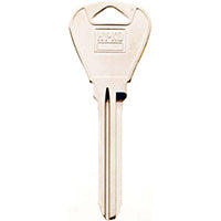 Hy-Ko 11010H70 Key Blank, Brass, Nickel, For: Ford, Lincoln, Mercury Vehicles, H70 Key Number